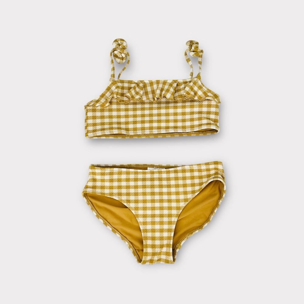 H&M Kids Textured Gingham Bikini Set